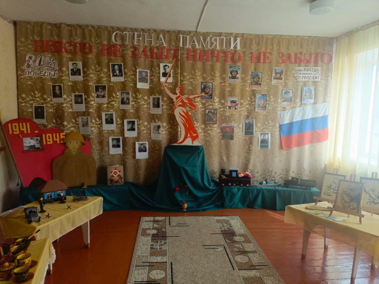 В школьном музее открыта "Стена памяти"!.