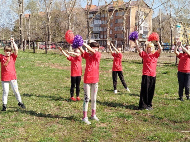 Танцевально - спортивный флешмоб!.